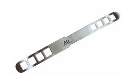 Abaixador De Língua Bruenings Em Aço Inox - 22 × 3 × 2 Cm - Ad Instrumentos